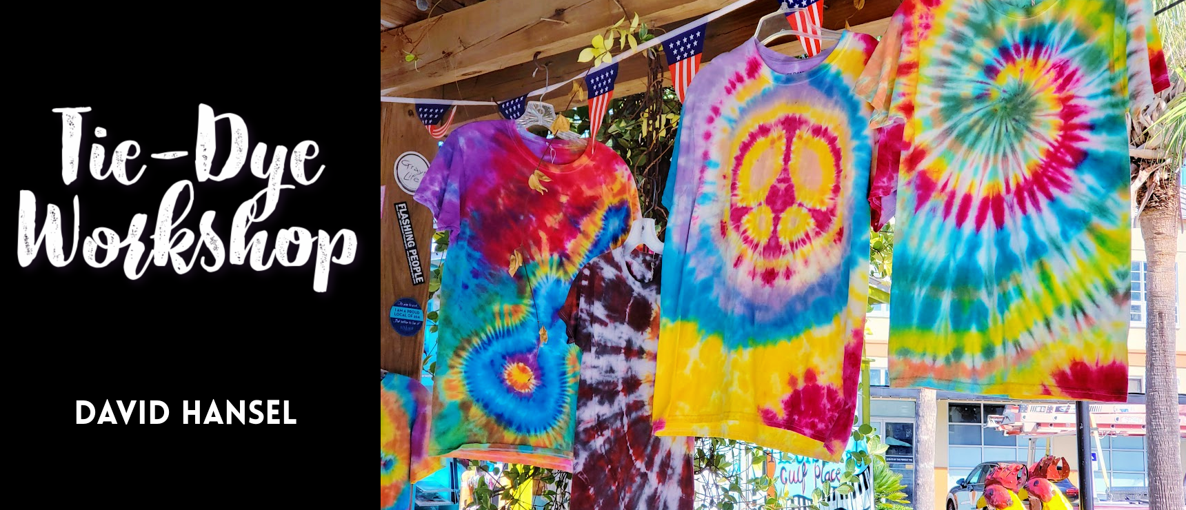 picture of tie-dyed t-shirts